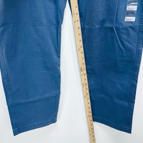Levi’s XX Chino Pants Size L Ez Man’s Taper Stretch Blue New - Picture 10 of 14
